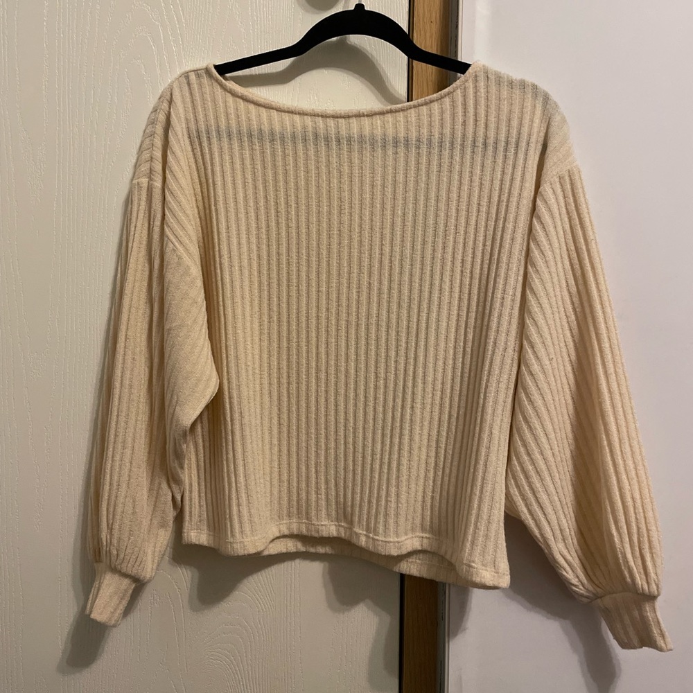 Forever 21 sweater cream